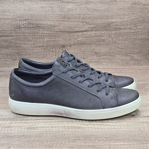 ECCO Other - Ecco Soft 7 Men's Size 11-11.5 Gray Leather Casual Comfort Shoes